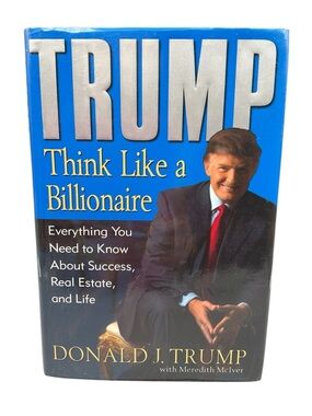 Think Like a Billionaire Hardcover Book - Blue Cover